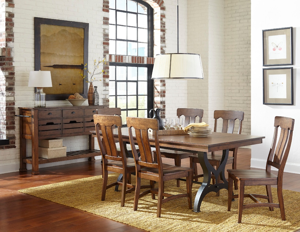 Intercon Living Room District Sideboard DT-CA-6018-CCR-C - Smoky's